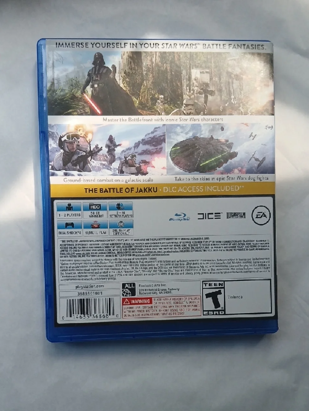 Star Wars Battlefront PS4 Video Game -